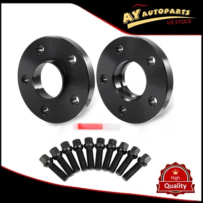 2X 20mm 5x112 Wheel Spacers For Mercedes Benz C200 2008-2013 C300 14-19 14x1.5 Foto 1 de 4