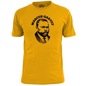 Herren Marcus Garvey Schablone T-Shirt Jamaikanisch Politisch Aktivist Nationalist - Bild 1 von 4