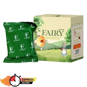 FAIRY SCRUB GLUTA SOAP Green Tea Glutathione Whitening Face Body Scrub Soap 60g - Picture 1 of 11