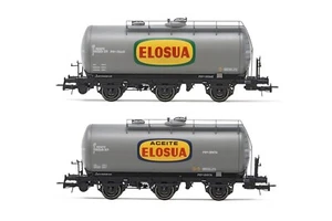 Electrotren HE6024 RENFE, set de 2 vagones cisternas de 3 ejes, decoración gris - Foto 1 di 1