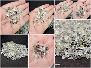 Natürlicher Daimond QUARZ KRISTALL mit Kohlenstoffeinschluss DT CRYSTAL REIKI 430g - Bild 1 von 10