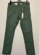 Esprit Straight Fit Medium Rise Jeans In Army Green 30/34