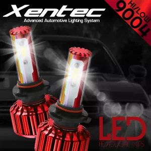XENTEC LED HID Headlight Conversion kit 9004 HB1 6000K for 1999-2005 Pontiac Mo - Picture 1 of 11