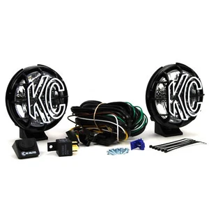 Par de luces de conducción halógenas KC HiLiTES Motorsport de 5 pulgadas 55W Apollo Pro - Imagen 1 de 5
