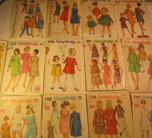 CHOICE 1960's Simplicity PATTERN Toddler CHILD Miss 1 3 4 5 8 10 12 BLOUSE Skirt - Picture 1 of 14