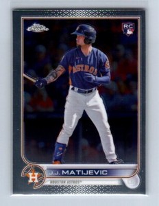 2022 TOPPS CHROME UPDATE RC ROOKIE #USC190 J.J. MATIJEVIC ASTROS