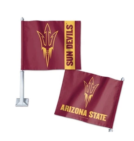 NCAA Arizona State ASU Sun Devils 11x14 Window Mount 2-Sided Car Flag Cover