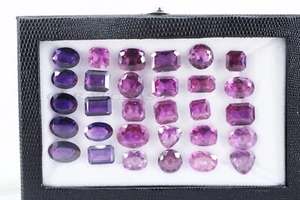 500 Carat Lot Of Natural Rhodolite Garnet Mix Shape Loose Gemstones 10Ct +Size - Picture 1 of 7