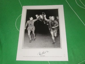 Bobby Charlton Signed Manchester United 1968 European Cup Final Photograph - Picture 1 of 1