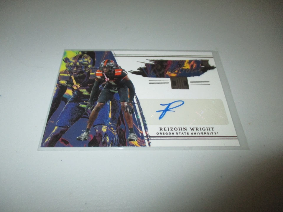 Rejzohn Wright 2023 Chronicles Impeccable Draft Picks Canvas Creations Auto RC - Image 1 of 1