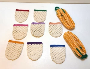 Hand Knitted Crocheted Vegetable Covers and More lot of 10 - Picture 1 of 19