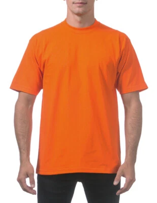 Camisetas de algodón lisas de manga corta de peso pesado para hombre GRAN ALTURA 4XL a 10XL Foto 1 de 4