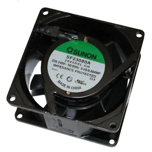 Lüfter 230V AC 18W 80x80x38mm 39m³/h 2300U/Min 39m³/h Sunon SF23080A2083HSL - Bild 1 von 3