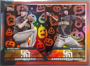 2023 Topps Update Series Jack-o-Lantern - Jared Koenig, Anderson Espinoza