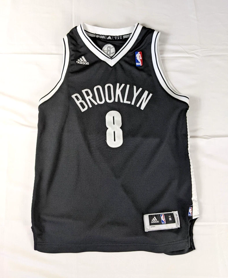 Adidas Brooklyn Nets NBA Basketball Jersey Youth Medium Black Deron Williams - Image 1 of 4