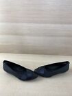 New Directions RHEMY Black Snake Print Pointed Toe Flats Women's Size 6.5 M