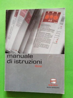 SEAT IBIZA    LIBRETTO USO MANUTENZIONE TESTO ITALIANO   EDIZ 07/2002     (463) - Immagine 1 di 4