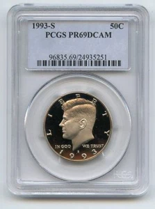 1993 S 50C Kennedy Half Dollar Proof PCGS PR69DCAM - Picture 1 of 1