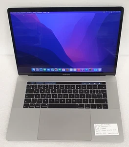 Apple MacBook Pro A1707 15" 2016 i7 2.7GHz Quad 16GB RAM 512GB SSD Touchbar #812 - Afbeelding 1 van 16