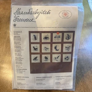 NEU Haandarbejdets Fremme Dänisch "PIED AVOCET" WANDBEHANG Kreuzstich Set - Bild 1 von 5