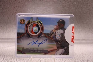 Parche Topps Tribute Jose Altuve 2025 automático con parche usado juego enfermo/50 - Imagen 1 de 2