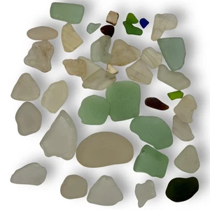 Sea Glass and Stones from Fort Bragg Glass Beach - Picture 1 of 2