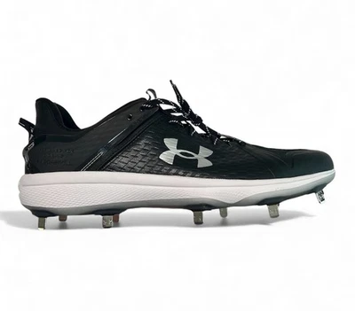 Botines de béisbol Under Armour Yard Low MT de metal para hombre 16 negros 3025592-001 NUEVO Foto 1 de 4