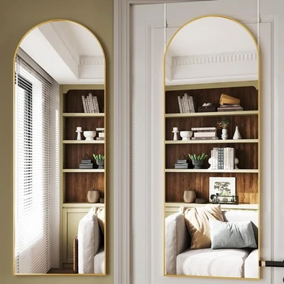 19"x51"Door Mirror Full Length,Full Length Mirror Door Hanging,Over The Door ... - Image 1 of 4