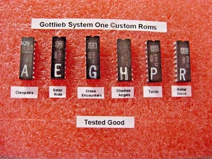 Gottlieb Flipper System 1 MPU, Game Roms, Auswahl aus Liste unten. Schneller Versand! - Bild 1 von 3