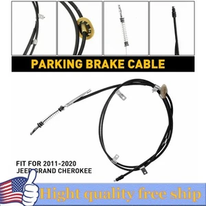 FITS 2011-2020 JEEP GRAND CHEROKEE REAR EMERGENCY PARKING BRAKE CABLE 52124961AH - Picture 1 of 13