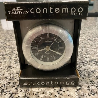 Reloj Sunbeam Timestyles Serie Contempo Metal Plateado Nuevo en Paquete Foto 1 de 4