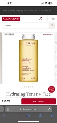 Loción ToniqueHydratanteAux extraits d'aloe vera & de fleur de safran Foto 1 de 4