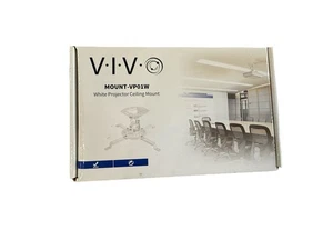 VIVO Universal verstellbarer weißer Deckenprojektor | Projektionshalterung ausziehbar - Bild 1 von 2