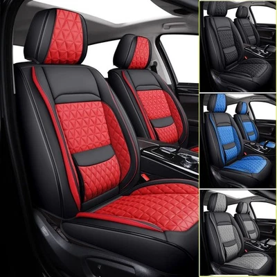 For Honda Accord/Civic/CR-V/Clarity/Insight Car 5 Seats Covers Luxurious Leather Foto 1 de 4