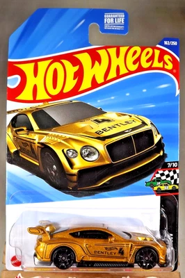 2025 风火轮 #162 HW 比赛日 7/10 2018 BENTLEY CONTINENTAL GT3 金色 带 Trap5s — 第 1/4 张图片