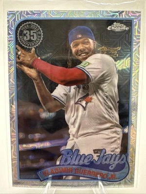2024 Topps Chrome Baseball #T89C-24 Vladimir Guerrero, Jr. Mojo Refractor - Image 1 of 2
