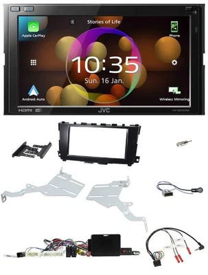JVC DAB Lenkrad 2DIN Bluetooth USB Autoradio für Nissan Altima 13-18 Display - Bild 1 von 4