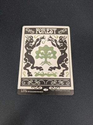 Magic The Gathering Forest Secret Lair Foil Land Single Card - Image 1 of 2