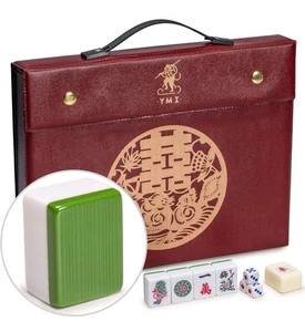 Chinese Mahjong Set 146 Tiles – YMI Rouge Heritage – Traditional, Sealed - Picture 1 of 10