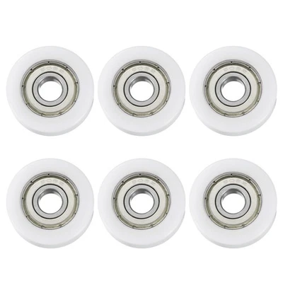 6 Stück Kugellagerführung 8 x 30 x 10 mm doppelt Metall geschirmt Chromstahl - Bild 1 von 4