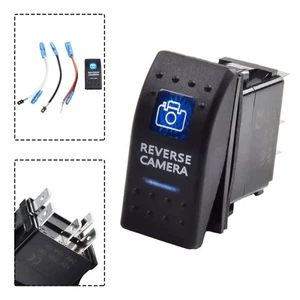 Installation rapide et facile commutateur de caméra inversée DEL bleue 12V 20A - Photo 1 sur 12