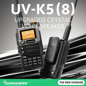 UV-K5(8) Walkie Talkie Portable Radio UHF VHF Am Fm Two Way Radio 128 Channel - Picture 1 of 15