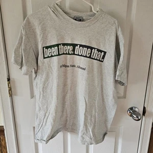 Maglietta Michigan State University Alumni Uomo XL Been There Done That Vintage - Foto 1 di 7
