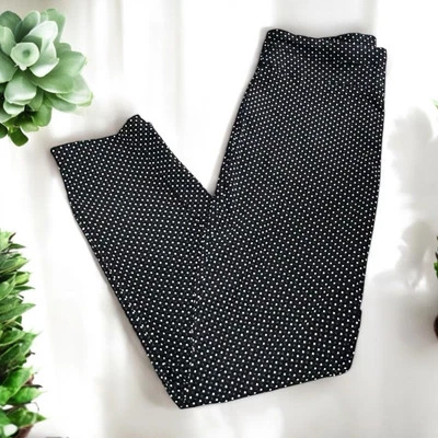 Pantalones Joe B By Joe Benbasset Lunares Talla L Negro Blanco Elastizados Carrera Foto 1 de 4