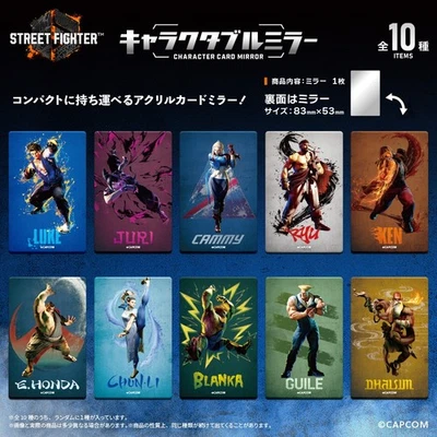 Street Fighter Ⅵ 6 Cards 10 Packs Unopened New Capcom Japan Only Collectible - Image 1 of 4