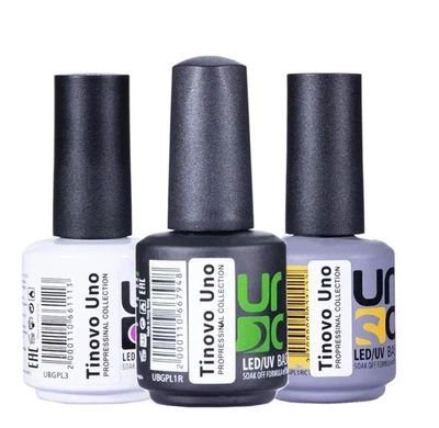 UNO Rubber Base Coat, Strong Base Coat, Top Super Shine, Elastic Base 15ml UNO - Bild 1 von 4
