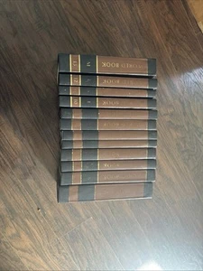 The World Book Encyclopedia 1977 Volume 1-8 And 10-13 Set Brown Vintage Decor - Picture 1 of 2