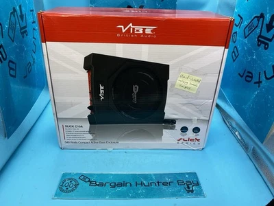 *SEE DESC* VIBE 10 INCH UNDERSEAT SUBWOOFER SLICK BASS SLIM POWERFUL 540 WATTS - Image 1 of 4