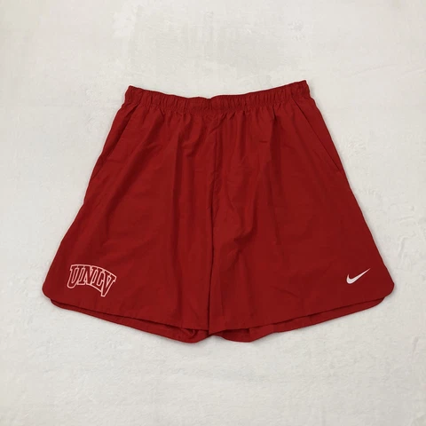 Nike Dri Fit UNLV Rebels Football Training Red Basketball Active Shorts Mens XXL Cover