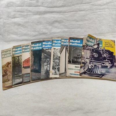 Model Railroader Magazine 1964 Vintage Lot of 10 Magazines - Image 1 of 4